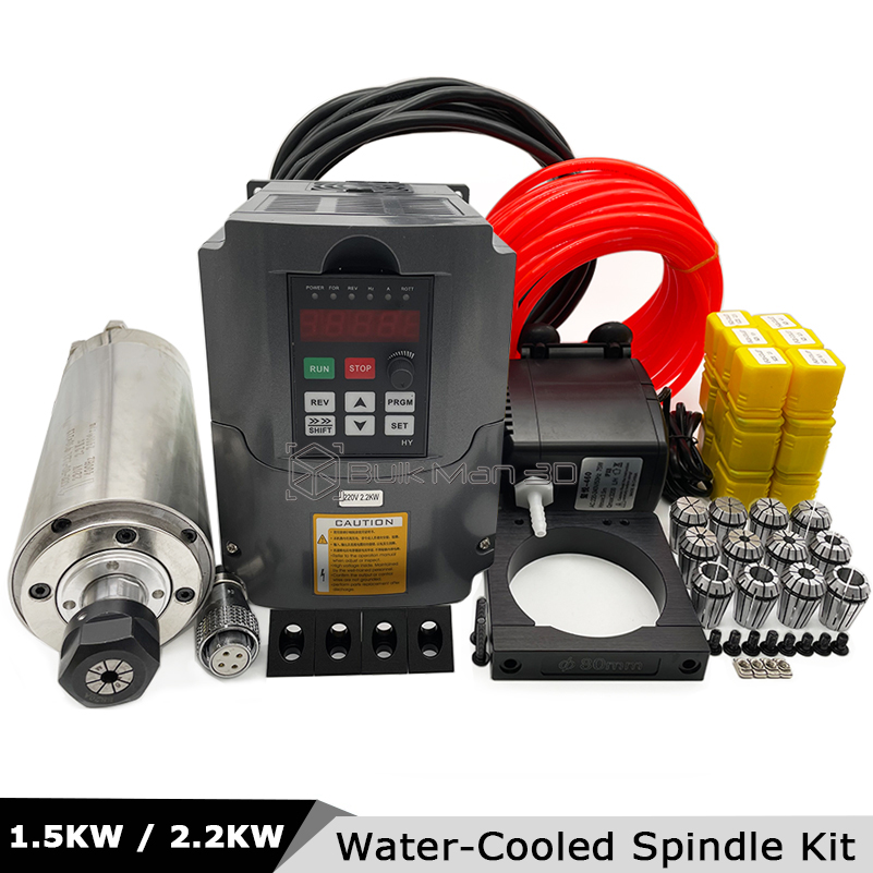 2.2KW/1.5KW 400Hz 24000RPM Wat - 2.2Kw Water Cooled Spindle Kit Vfd review and price