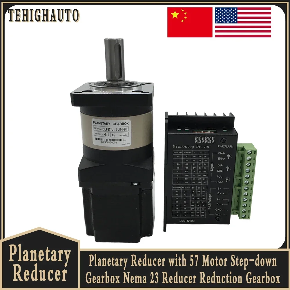 Planetary Gearbox 57 Motor TB6 - Nema 23 Closed Loop Stepper Motor Driver Kit review and price