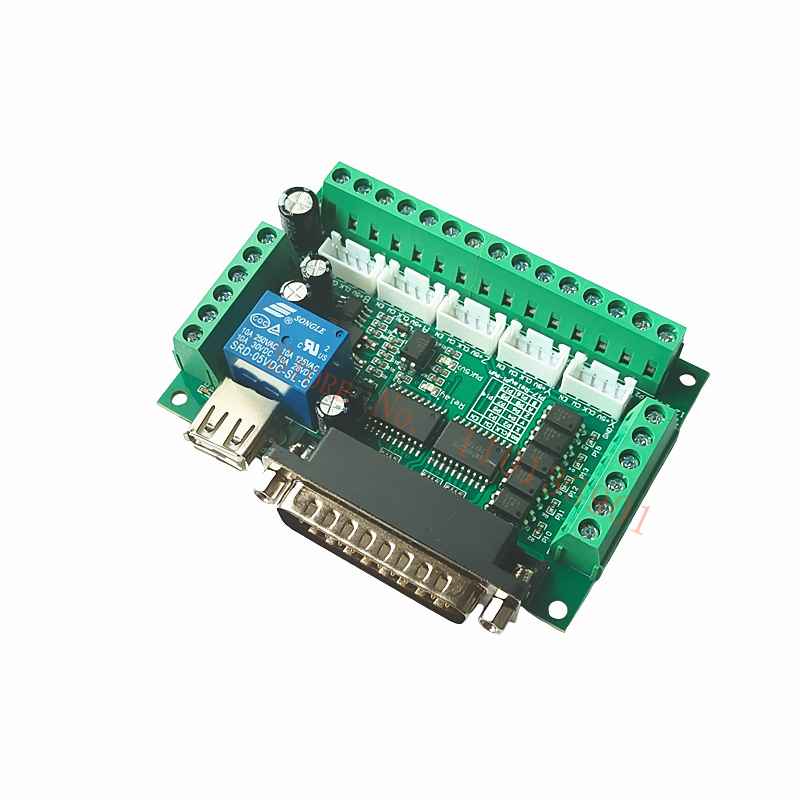 1pc 5 Axis CNC Breakout Board  - 5 Axis Cnc Breakout Board Interface Mach3 review and price