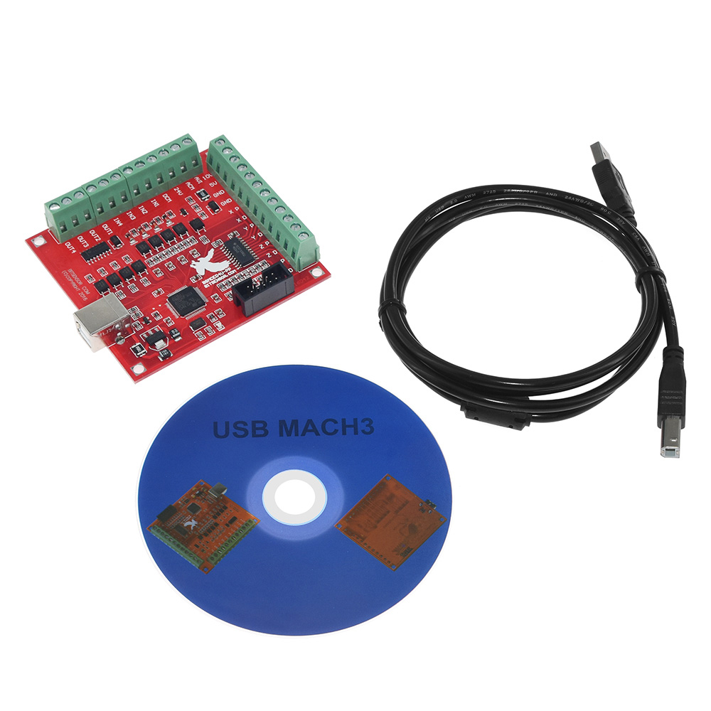CNC USB Mach3 100Khz Breakout  - Mach3 Usb Cnc Controller 4 Axis 100Khz review and price