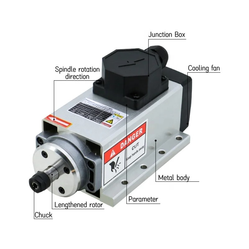 Milling Machine Spindle Motor  - Er20 Collet Chuck Spindle Motor 220V review and price