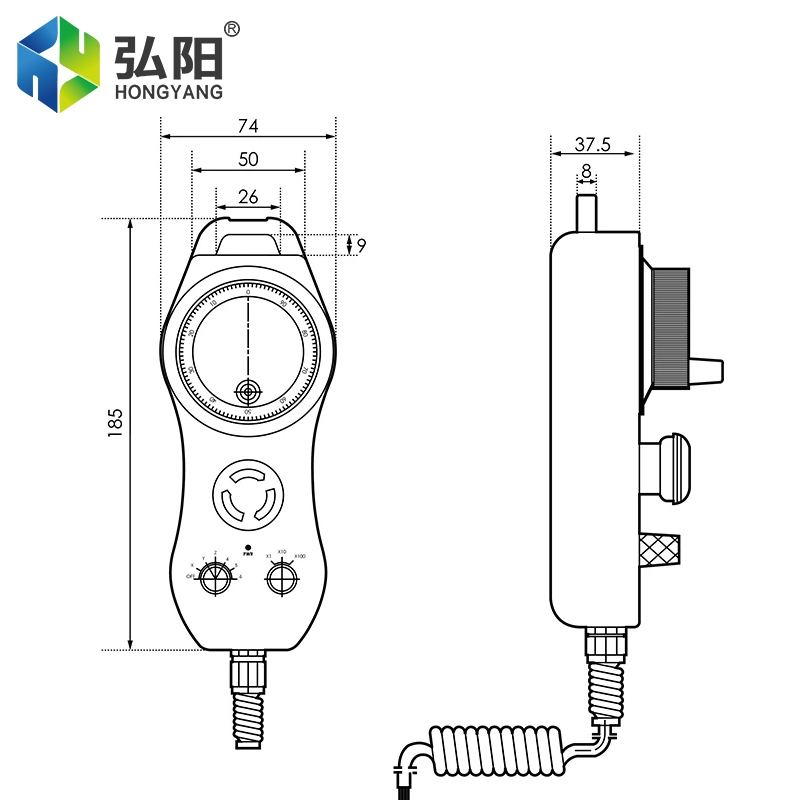 HYCNC CNC MPG handwheel for DD - Ddcs V4.1 4 Axis Cnc Offline Controller review and price