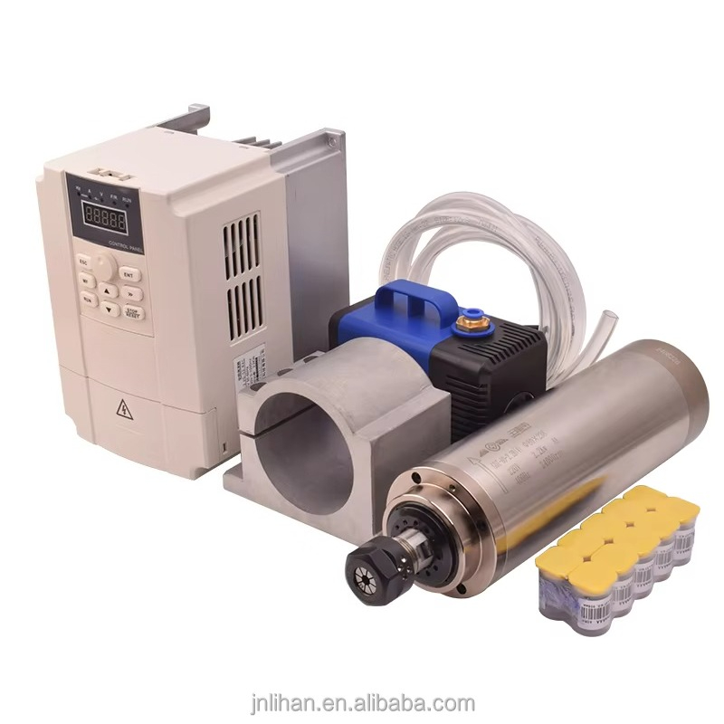 2.2KW 220V Water Cooled Machin - 2.2Kw Water Cooled Spindle Kit Vfd review and price