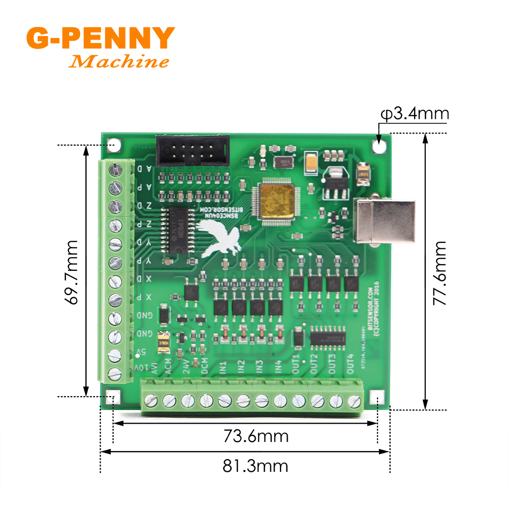 G-PENNY NEW ! 4 Axis USB Motio - Mach3 Usb Cnc Controller 4 Axis 100Khz review and price