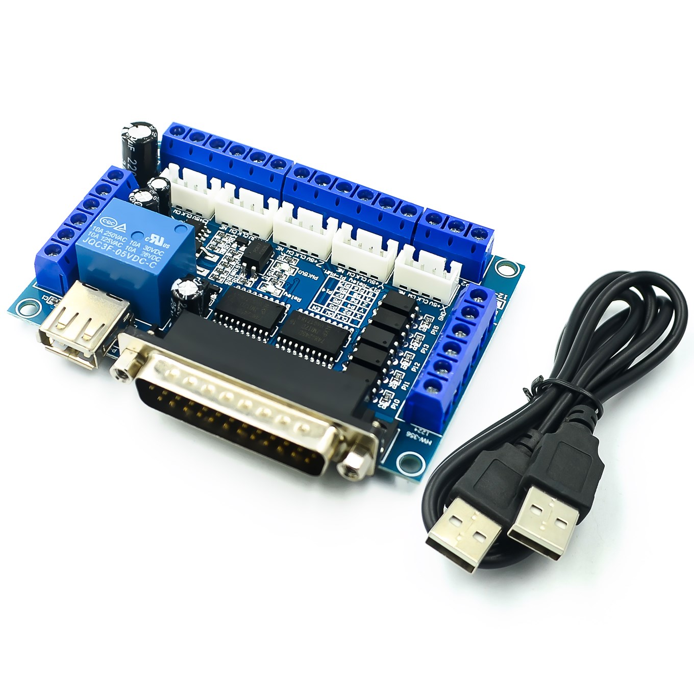 Upgraded 5 Axis CNC Interface  - 5 Axis Cnc Breakout Board Interface Mach3 review and price