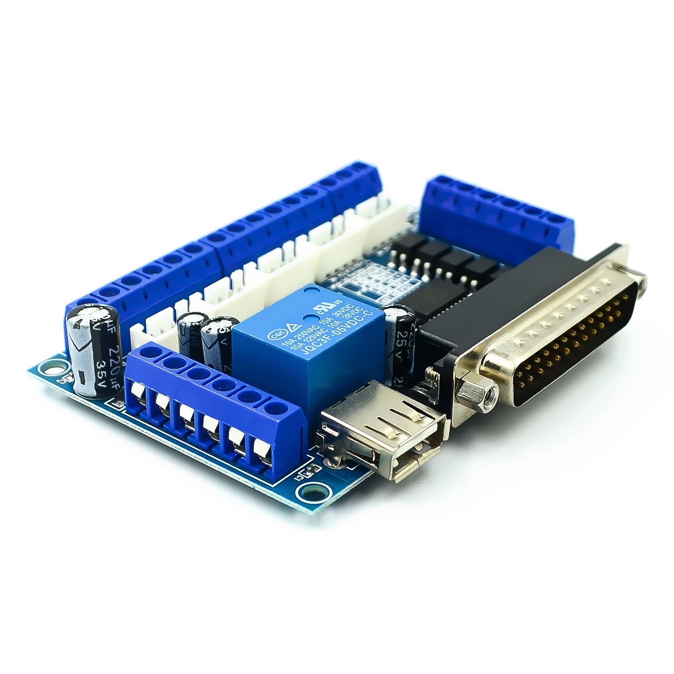 Upgraded 5 Axis CNC Interface  - 5 Axis Cnc Breakout Board Interface Mach3 review and price